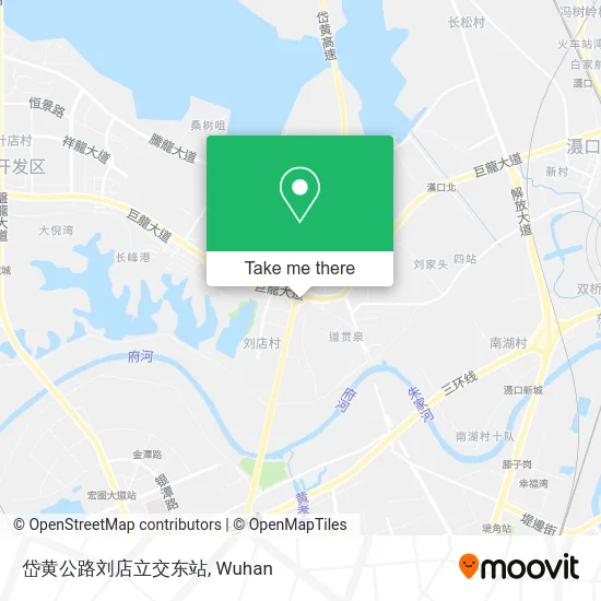 岱黄公路刘店立交东站 map
