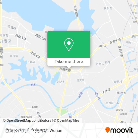 岱黄公路刘店立交西站 map