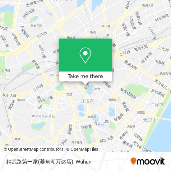 精武路第一家(菱角湖万达店) map
