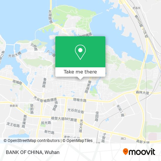 BANK OF CHINA map