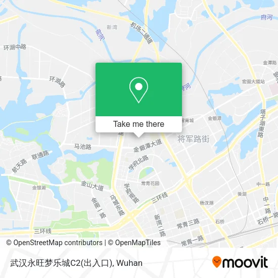 武汉永旺梦乐城C2(出入口) map