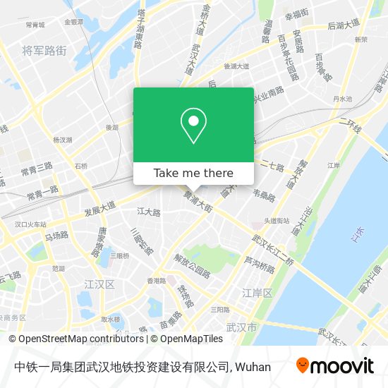 中铁一局集团武汉地铁投资建设有限公司 map