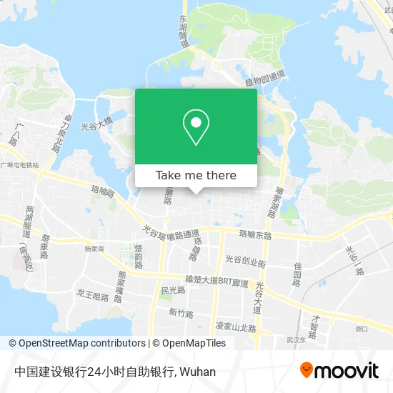中国建设银行24小时自助银行 map