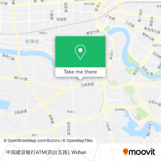 中国建设银行ATM(四台五路) map