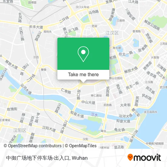 中御广场地下停车场-出入口 map