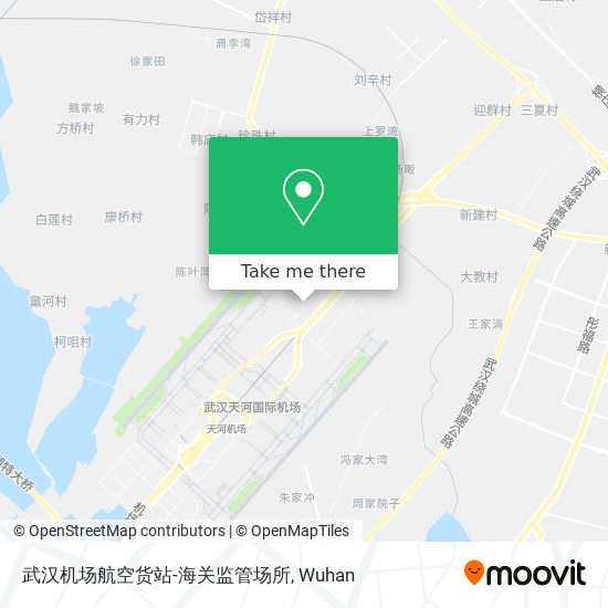 武汉机场航空货站-海关监管场所 map