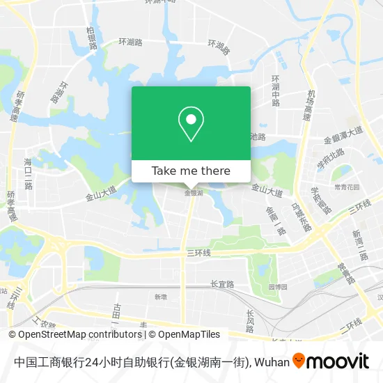 中国工商银行24小时自助银行(金银湖南一街) map