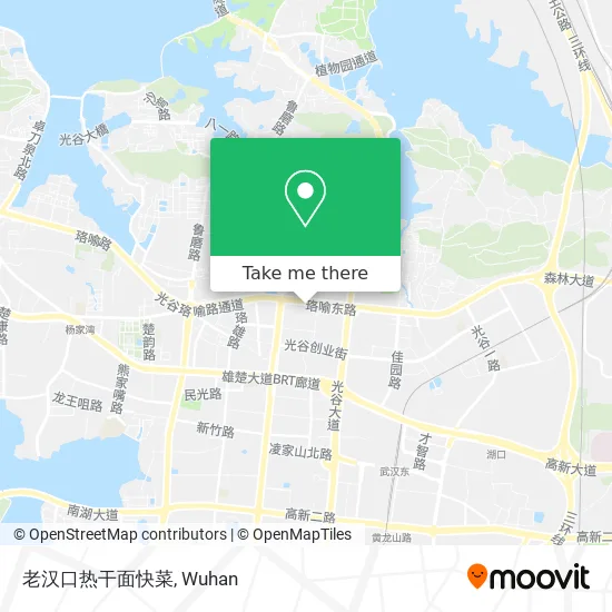 老汉口热干面快菜 map