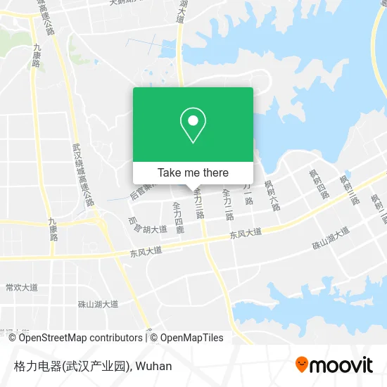 格力电器(武汉产业园) map