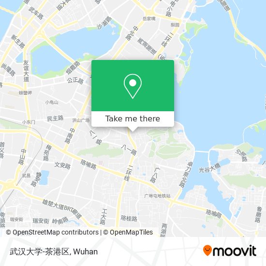 武汉大学-茶港区 map