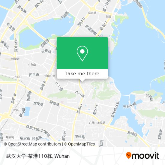 武汉大学-茶港110栋 map