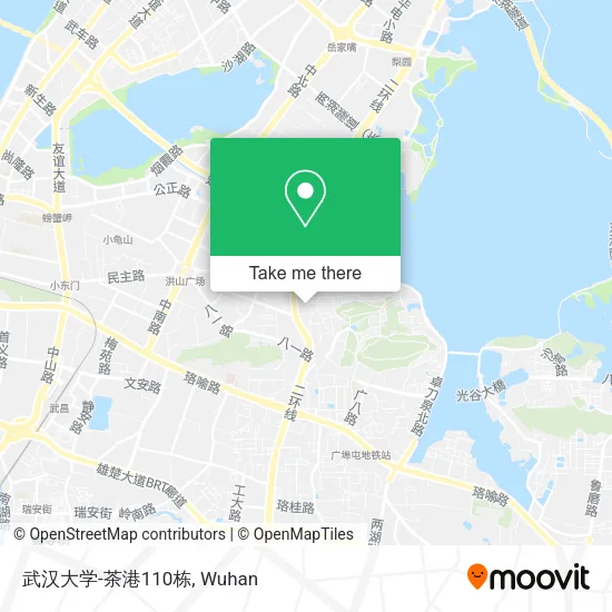 武汉大学-茶港110栋 map