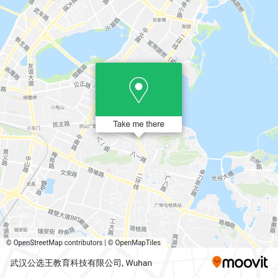 武汉公选王教育科技有限公司 map