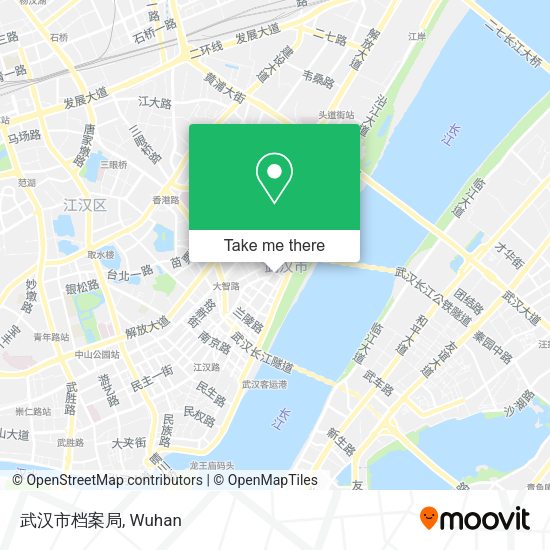 武汉市档案局 map
