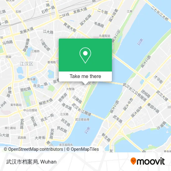 武汉市档案局 map