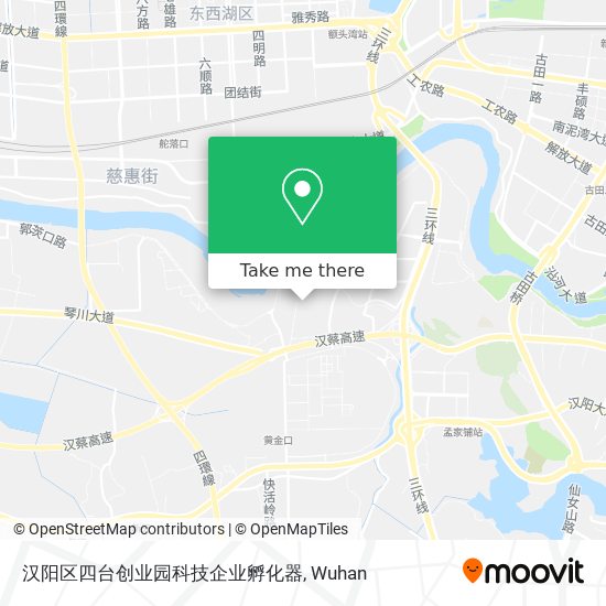 汉阳区四台创业园科技企业孵化器 map