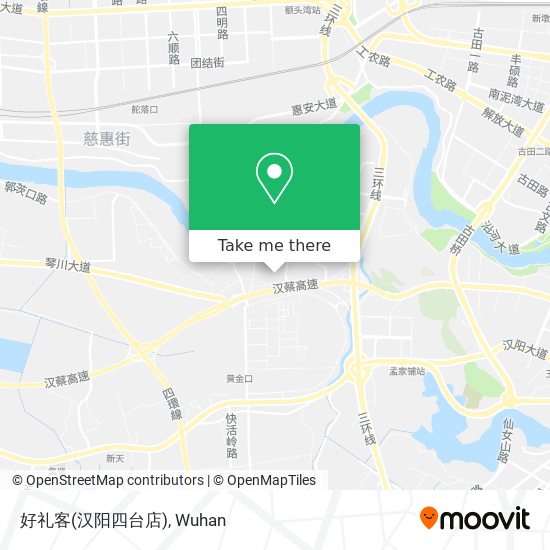 好礼客(汉阳四台店) map
