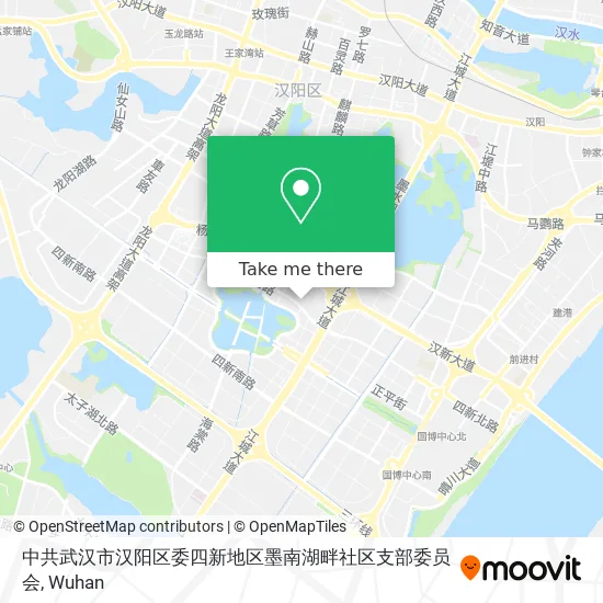 中共武汉市汉阳区委四新地区墨南湖畔社区支部委员会 map