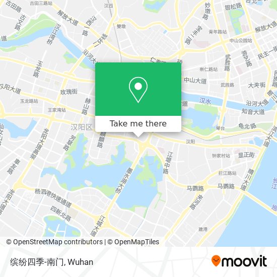 缤纷四季-南门 map