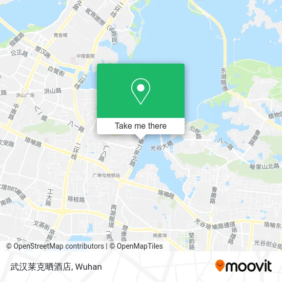 武汉莱克晒酒店 map