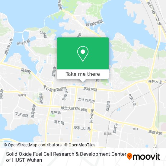 Solid Oxide Fuel Cell Research & Development Center of HUST map