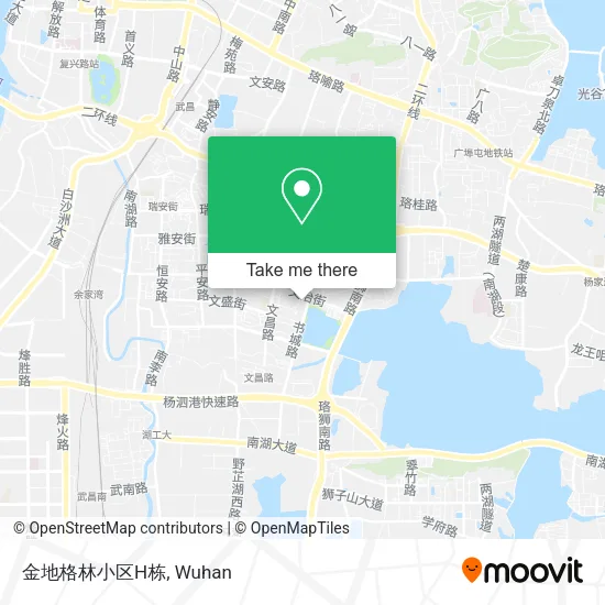 金地格林小区H栋 map
