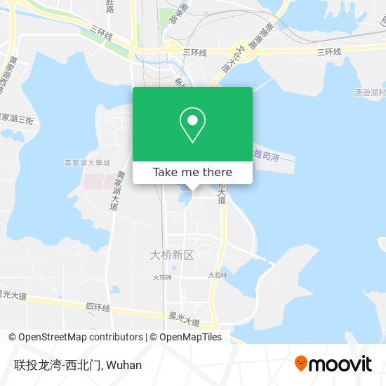 联投龙湾-西北门 map