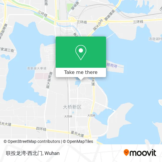 联投龙湾-西北门 map