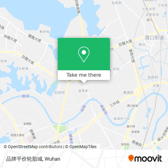 品牌平价轮胎城 map