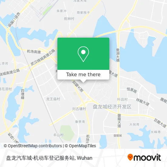 盘龙汽车城-机动车登记服务站 map