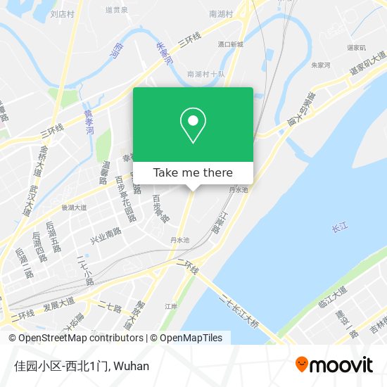 佳园小区-西北1门 map