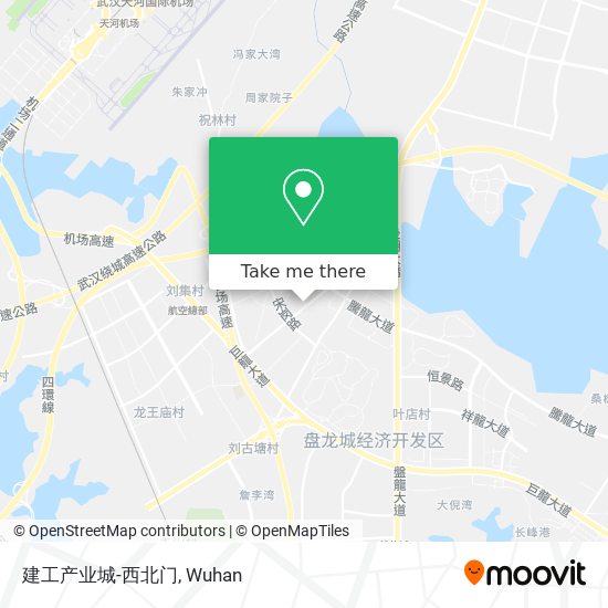 建工产业城-西北门 map