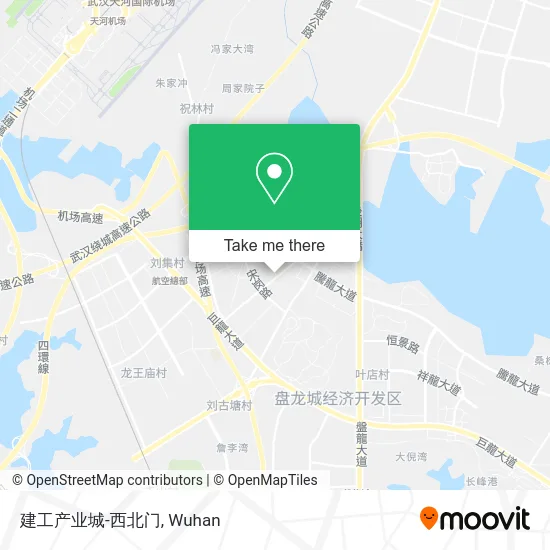 建工产业城-西北门 map