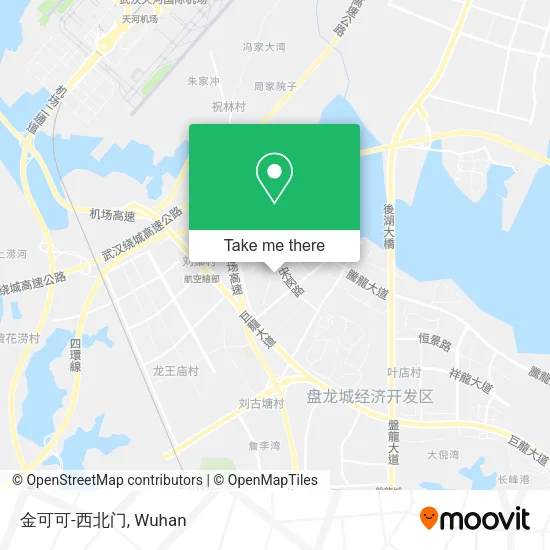 金可可-西北门 map