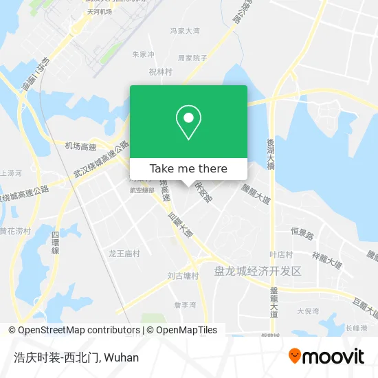 浩庆时装-西北门 map