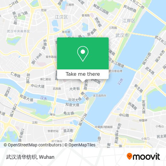 武汉清华纺织 map