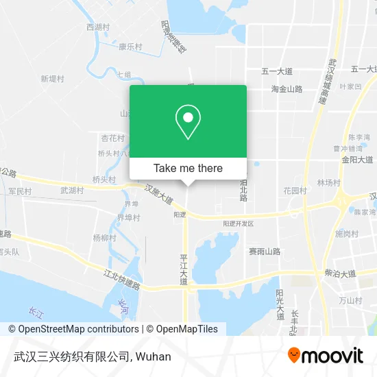 武汉三兴纺织有限公司 map