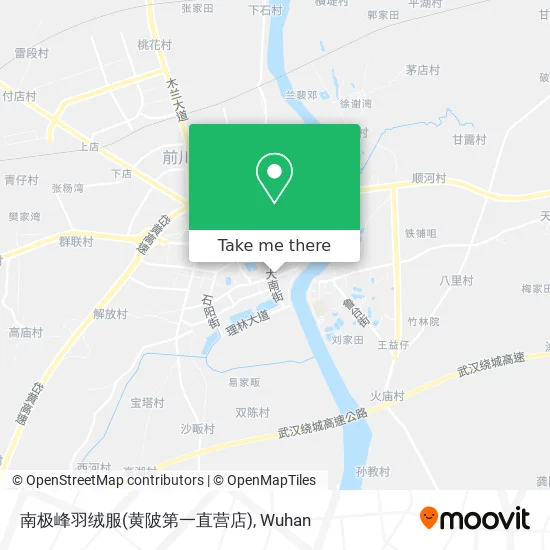 南极峰羽绒服(黄陂第一直营店) map