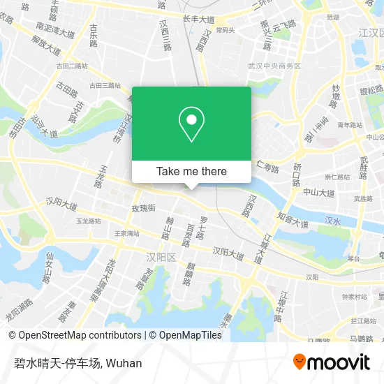 碧水晴天-停车场 map