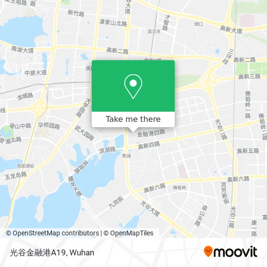 光谷金融港A19 map