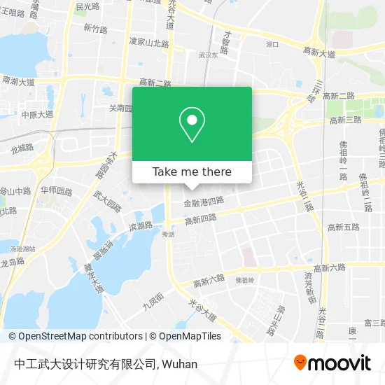 中工武大设计研究有限公司 map