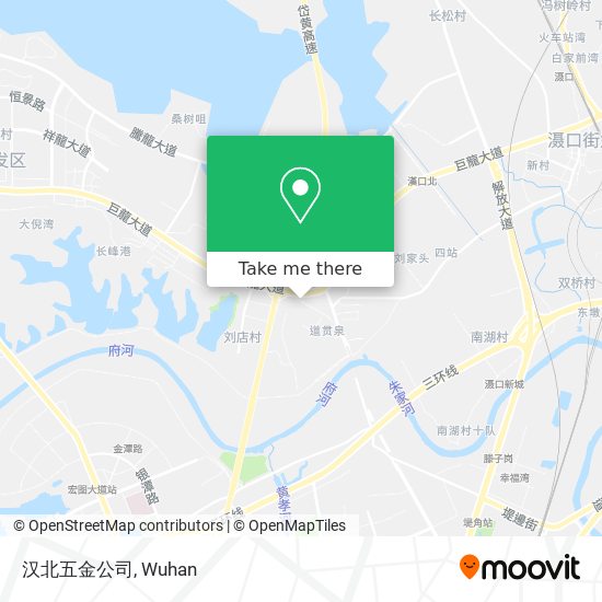 汉北五金公司 map
