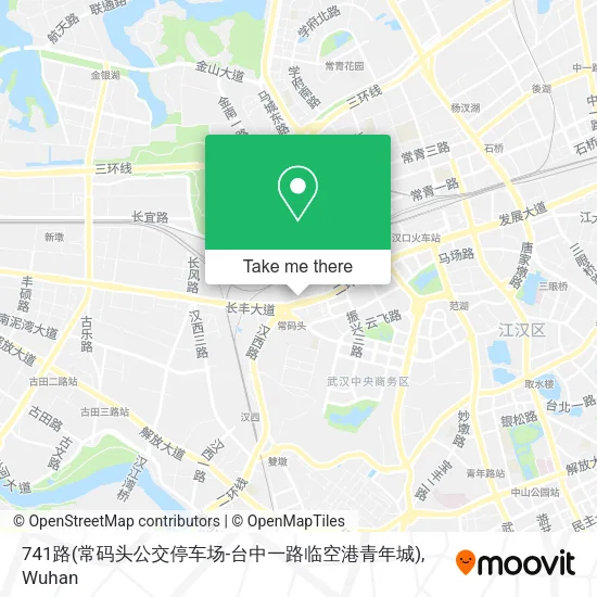 741路(常码头公交停车场-台中一路临空港青年城) map