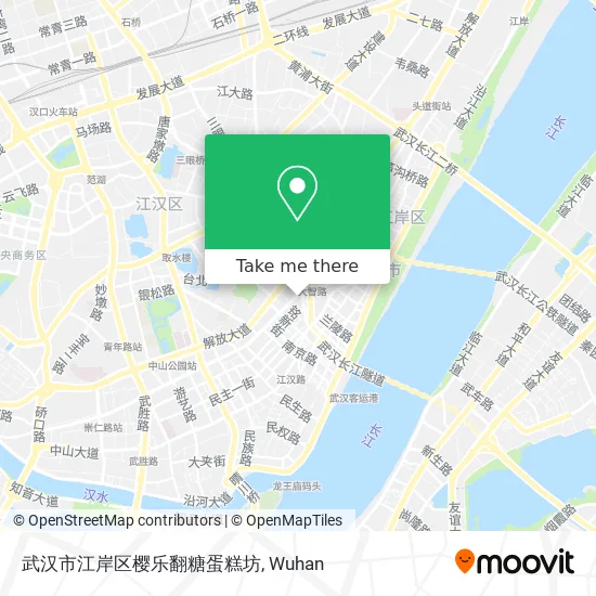 武汉市江岸区樱乐翻糖蛋糕坊 map