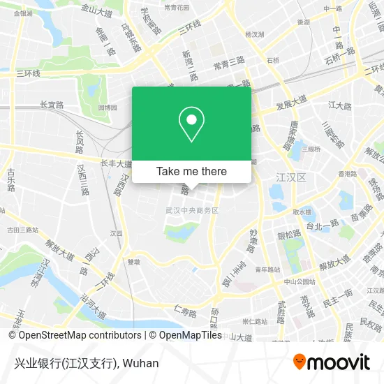 兴业银行(江汉支行) map