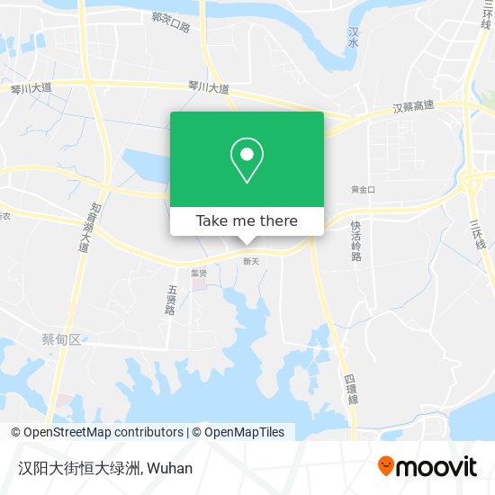 汉阳大街恒大绿洲 map