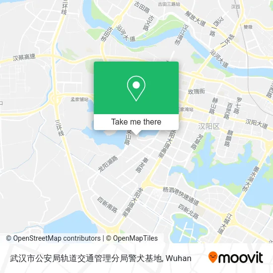 武汉市公安局轨道交通管理分局警犬基地 map
