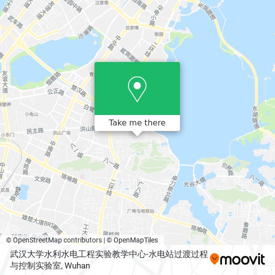 武汉大学水利水电工程实验教学中心-水电站过渡过程与控制实验室 map