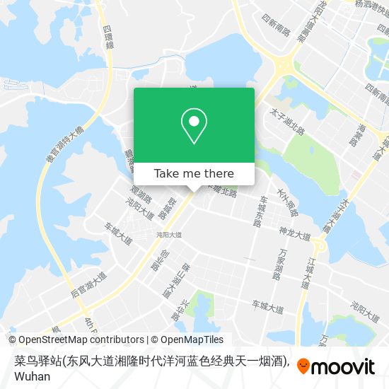菜鸟驿站(东风大道湘隆时代洋河蓝色经典天一烟酒) map