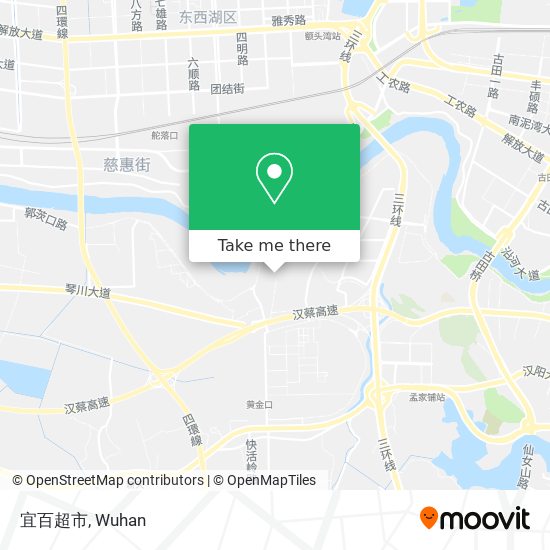 宜百超市 map